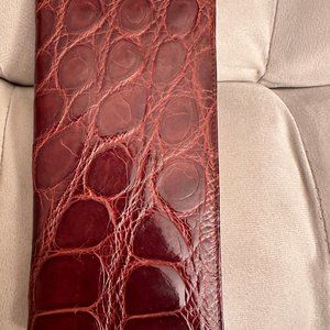 - Mens Brown Polo Ralph Lauren Alligator Continental Wallet